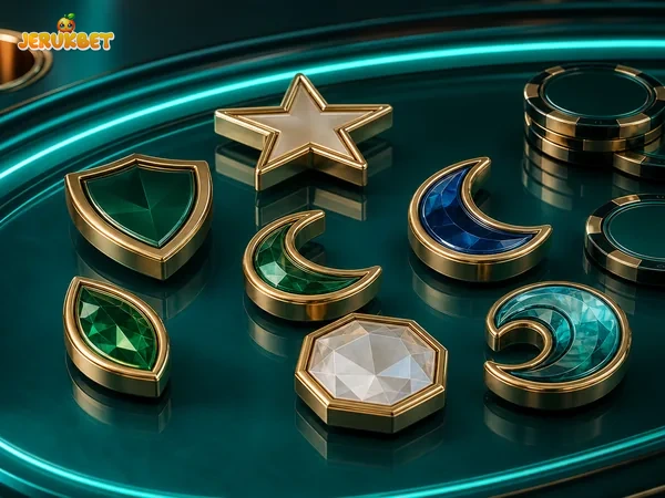 Adegan aksi dan simbol hadiah dalam Drill That Gold